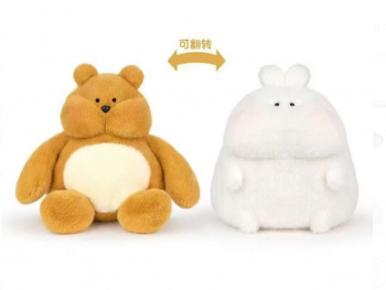 им Вывернушка арт. 270125-209 Медведь-заяц 25 см. в пак. им Вывернушка арт. 270125-209 Медведь-заяц 25 см. в пак.