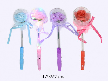 Палочка арт. 2126-57 "Роза" светящаяся 3 режима в пак._ Палочка арт. 2126-57 "Роза" светящаяся 3 режима в пак._