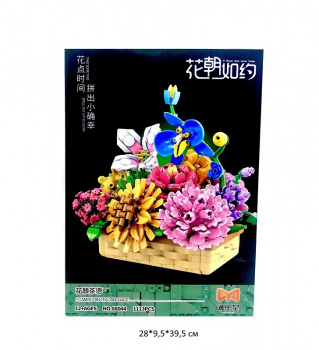 Конструктор арт. 88044 Цветы 1113 дет. в кор._ Конструктор арт. 88044 Цветы 1113 дет. в кор._