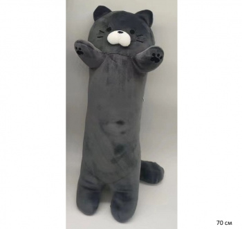 им Обнимашка арт. 2090522 Кот дымчатый 70 см в пак. им Обнимашка арт. 2090522 Кот дымчатый 70 см в пак.