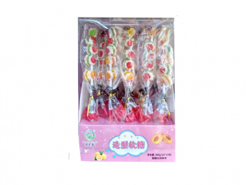 Мармелад арт. 170912-1 Фигурки "Тортики" 18 г на палочке 20 шт. в кор.*