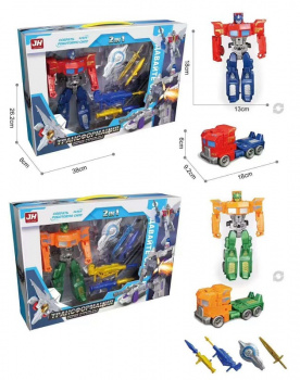 Трансформер арт. A688-72-805 Робот-грузовик цвета микс в кор.