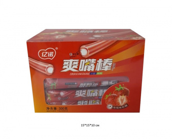 Конфета арт. 221812 "Клубника" жевательная 5 г 60 шт. упаковка#