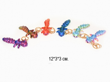 Брелок 3Д арт. AX-15-805 Лиса подвижный цвета микс в пак. Брелок 3Д арт. AX-15-805 Лиса подвижный цвета микс в пак.