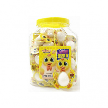 Мармелад арт. 429354 Яйцо с фигуркой "Курица" 18 г 50 шт. в банке#