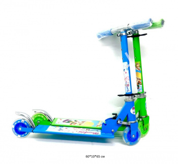 Самокат арт. 3202 2-х колесный цвета микс_ Самокат арт. 3202 2-х колесный цвета микс_