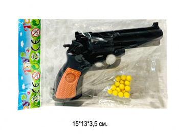 Оружие арт. 003-1 Пистолет с пульками в пак.• Оружие арт. 003-1 Пистолет с пульками в пак.•