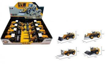 Машина инерц. арт. 8810 Спецтехника металл в ассортименте (8 шт.) шоубокс•