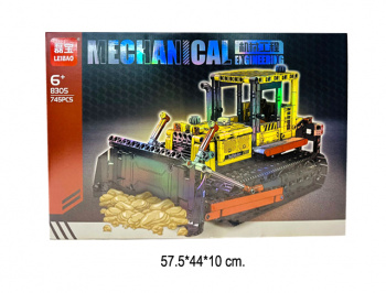 Конструктор арт. 8305 Бульдозер на р/у 745 дет. в кор.•
