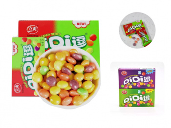 Конфета арт. 220165/220158 Жевательная "Фруктовое драже" ассорти 12 г 24 шт. упаковка'