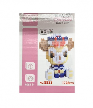 Конструктор арт. 8822-805 Микро Медведь мальчик 1728 дет. в кор. Конструктор арт. 8822-805 Микро Медведь мальчик 1728 дет. в кор.