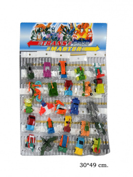 Трансформер арт. 918-25 В ассортименте 25 шт. на листе_ Трансформер арт. 918-25 В ассортименте 25 шт. на листе_