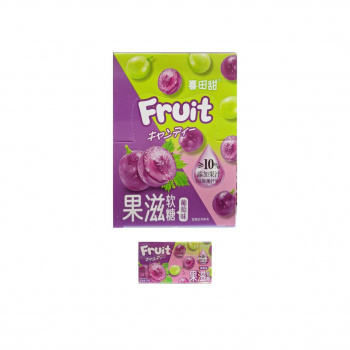 Конфета арт. 205274/205267 Жевательная "Виноград" 20 г 20 шт. в кор.,