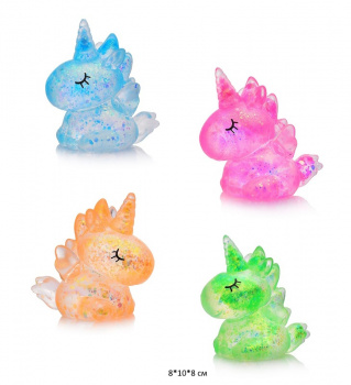 Антистресс арт. 802308/FG-23 Единорог мальтоза цвета микс в пак. (12 шт.) шоубокс_