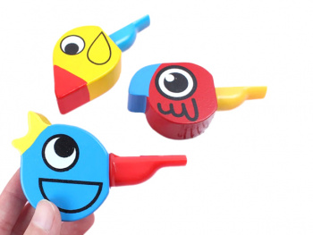 Свистулька арт. 0138 Птичка деревянная в ассортименте в пак.=