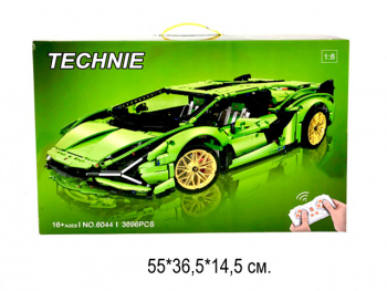 Конструктор арт. 6044 Автомобиль 3696 дет. в кор._/6 шт./