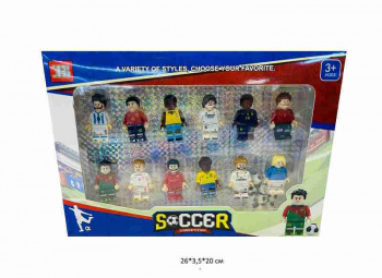 Фигурки арт. 33106 Футбол Набор 12 шт. в кор.• Фигурки арт. 33106 Футбол Набор 12 шт. в кор.•