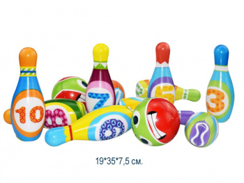 Игра Боулинг арт. 668AAX" Кегли и шары в пакете /72шт.//бл.36/
