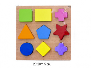 Деревянная игрушка арт. 2407-17 Фигурки в пленке_