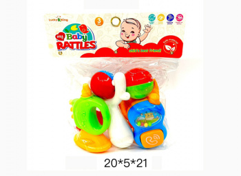 Погремушка арт. K225D375 Набор "Потешки" в пак._ Погремушка арт. K225D375 Набор "Потешки" в пак._