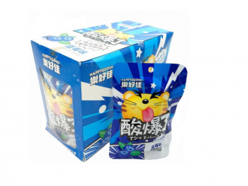 Конфета арт. 303281/303205 Кислая "Черника" 25 г 20 шт. упаковка с тигром