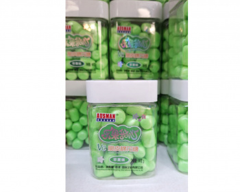 Маршмеллоу арт. 900596/240943-2 Зеленое яблоко 80 г в банке 1 шт.'