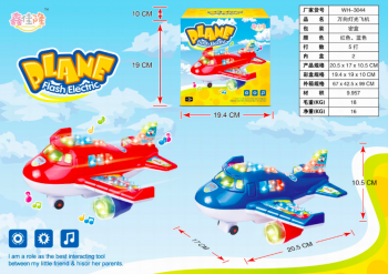 Самолет арт. WH-3044 На батарейках, звук, свет в кор. 19,4*10*19