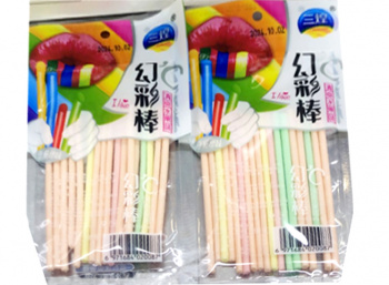 Конфета арт. 020087/210023 "Трубочки" вкусы микс в пак. 20 шт. упаковка',