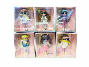 Кукла арт. 34502-1 Модница в солнечных очках в ассортименте в кор.•