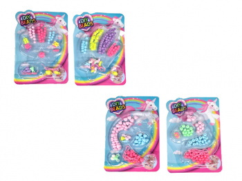 Набор для плетения арт. LD6072/6071 "Единорог" бусины на листе (24 шт) в упак=