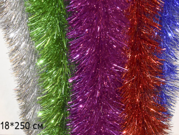 Мишура арт. М19#007 Цвета микс d 18 * 2,5 м 1 шт. (10 шт. в упак.)