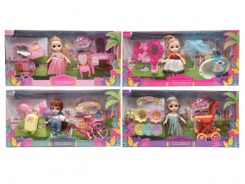 Кукла арт. 1826C Шарнирная с аксессуарами в ассортименте в кор.=