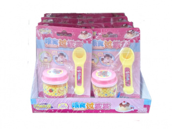 Конфета арт. 800583/ Набор с шипучкой "Детское питание" вкусы микс 8 шт. в откртой кор.*