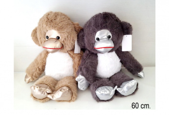 им Обезьяна арт. 4444/60 С белым брюшком цвета микс 60 см в пак. им Обезьяна арт. 4444/60 С белым брюшком цвета микс 60 см в пак.