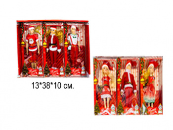 Кукла арт. 2091C-1 Барби в новогоднем костюме ассорти в кор.• Кукла арт. 2091C-1 Барби в новогоднем костюме ассорти в кор.•