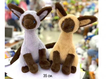 им Кот арт. 33333-209 Сиамский длинные ушки цвета микс 35 см в пак. им Кот арт. 33333-209 Сиамский длинные ушки цвета микс 35 см в пак.