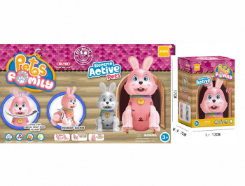 Заяц арт. RS-9037C" На батарейках в коробке 13*9,7*17