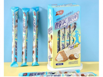 Печенье арт. 424627/424610 В глазури с кокосовой начинкой 22 г 20 шт. голубая упаковка'