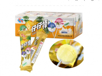 Конфета арт. 002138-6 Карамель на палочке "Ананас со сливками" 320 г в кор.'