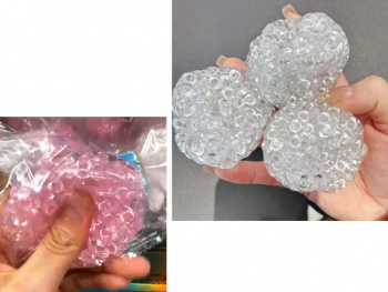 Мяч жид. арт. 209100 Мягкие жемчужины цвета микс в пак. Мяч жид. арт. 209100 Мягкие жемчужины цвета микс в пак.