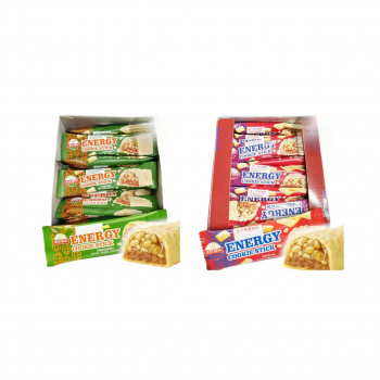 Печенье арт. 440681/440599 Батончик с арахисом в белом шоколаде 21,5 г 20 шт. в кор.;/