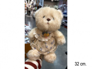 им Медведь арт. 209034 Мохнатый в платье 30 см. в пак. им Медведь арт. 209034 Мохнатый в платье 30 см. в пак.