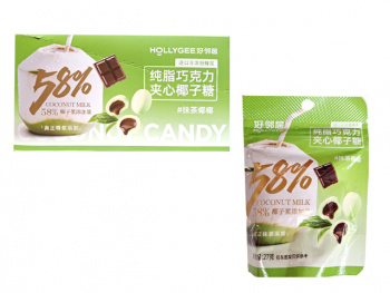 Конфета арт. 679712/679906 Кокосово-шоколадная с матчей 27 г 10 шт. в кор.;