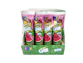 Конфета арт. 002476/002469-3 Жидкая "Зубная паста" "Арбуз" 25 г 20 шт. в кор.;