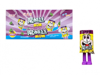 Конфета арт. 170516-2/170479 Жидкая Коробочка на ножках "Виноград" 20 г 20 шт. в фиолетовой кор.*