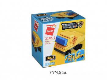 Конструктор арт. 2105-1" Самосвал (10шт.)/шоубокс /600шт.//бл./