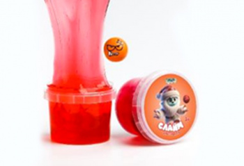 Слайм "Стекло" 90 гр Красный Мяч-Прыгун Слайм "Стекло" 90 гр Красный Мяч-Прыгун