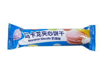 Печенье арт. 670127 Макарон вкус черника 55 г в пак. 20 шт. упаковка;