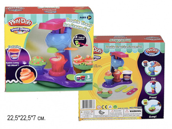 Пластилин арт. 8609 Игровой набор "Мороженое" в кор.~_