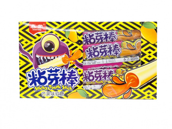 Конфета арт. 900898-2/900881-2 Жевательная Трубочка-тянучка с начинкой Манго 13 г 30 шт. в кор.'